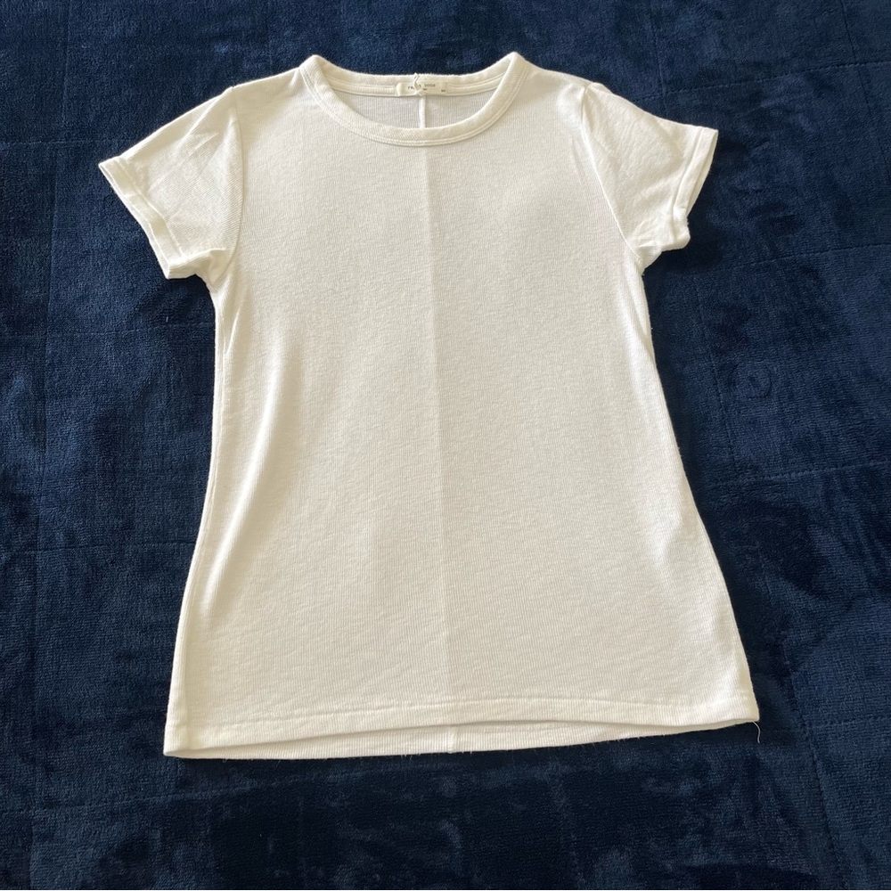 Rag & Bone White Knit Tee